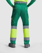 Pantalón largo multibolsillos bicolor de alta visibilidad - ENIX