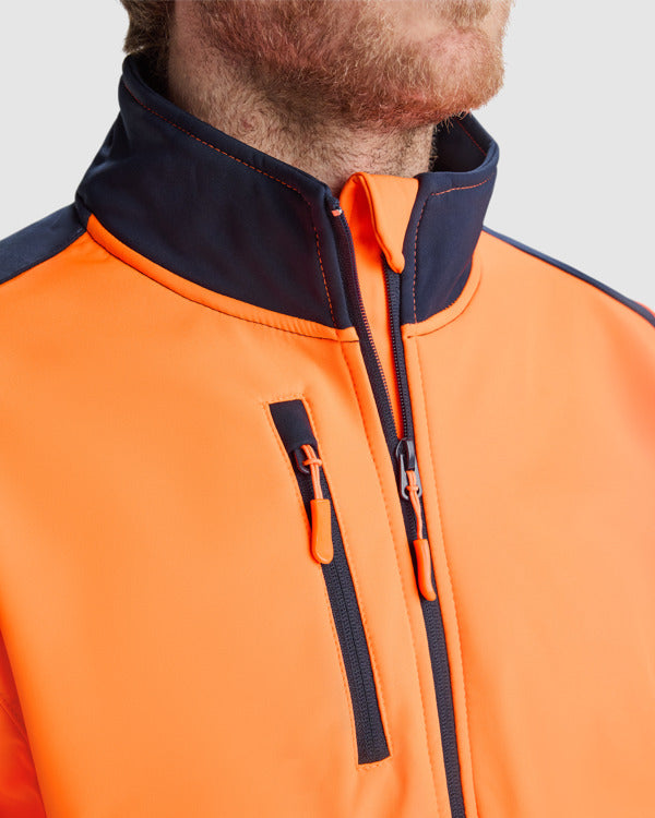 Chaqueta softshell alta visibilidad bicolor - ANTARES
