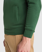 Sudadera unisex con cremallera frontal y cuello alto - ULAN