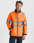 Chaqueta softshell alta visibilidad bicolor - ANTARES