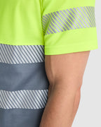 Camiseta manga corta alta visibilidad transpirable - TAURI