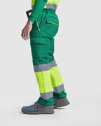 Pantalón largo multibolsillos bicolor de alta visibilidad - ENIX