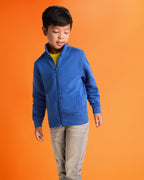 Sudadera unisex con cremallera frontal y cuello alto - ULAN
