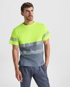 Camiseta manga corta alta visibilidad transpirable - TAURI