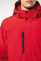 K650 - Parka softshell acolchada con capucha hombre